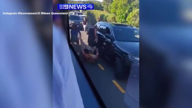 Horror Queensland road rage encounter captured on camera