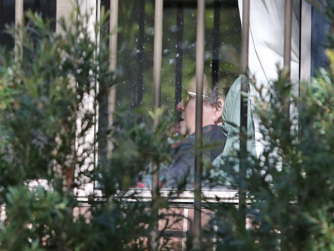 A resident inside the Anglicare-run home. Picture: Richard Dobson