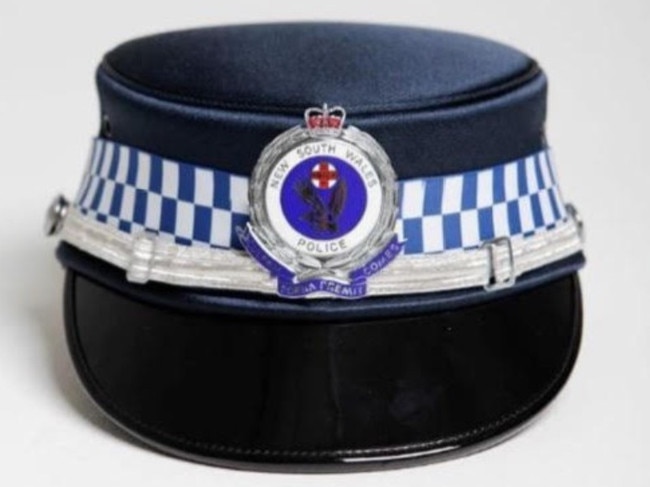 The old NSW Police female standard issue hat. Picture: Supplied