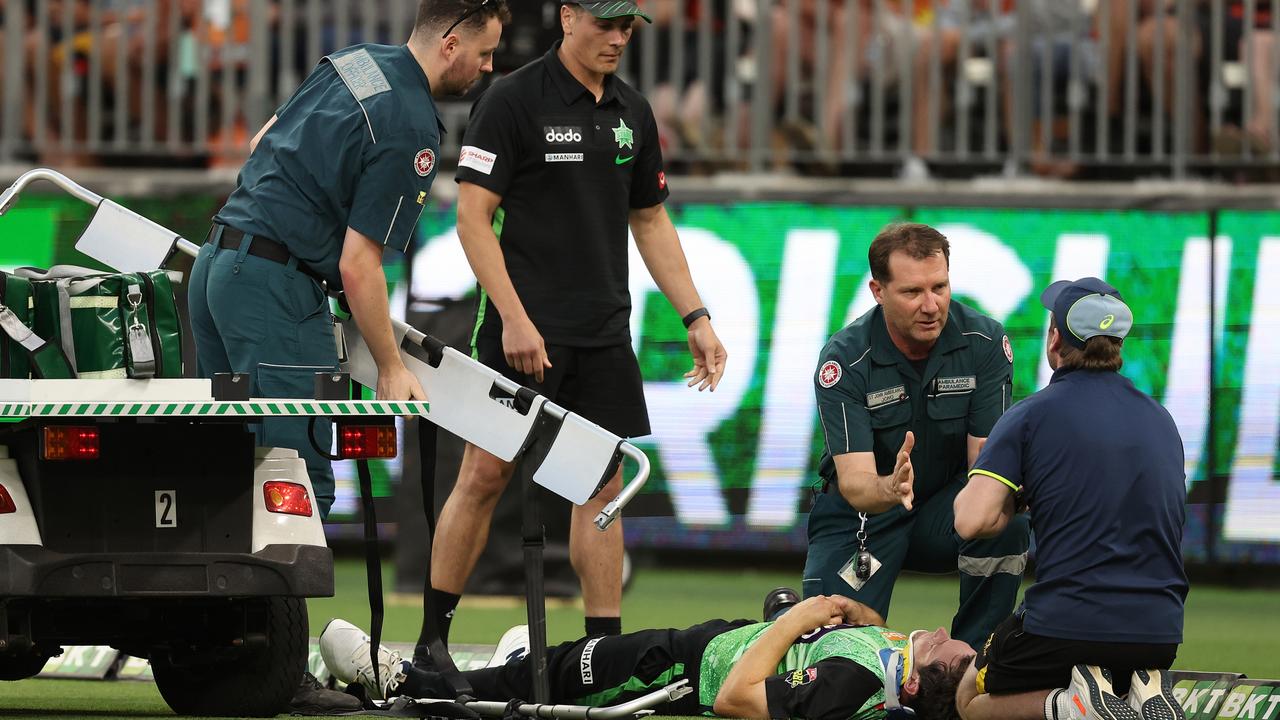 Hilton Cartwright was cleared of a neck injury following a scary incident in the field. Picture: Paul Kane/Getty Images