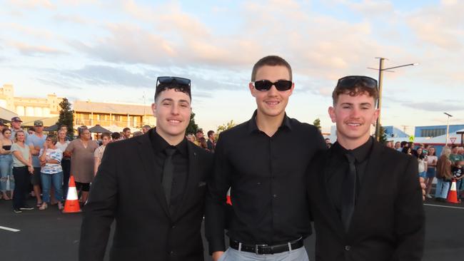 Students arriving at the Kingaroy State High School Formal at Kingaroy Town Hall on November 11.