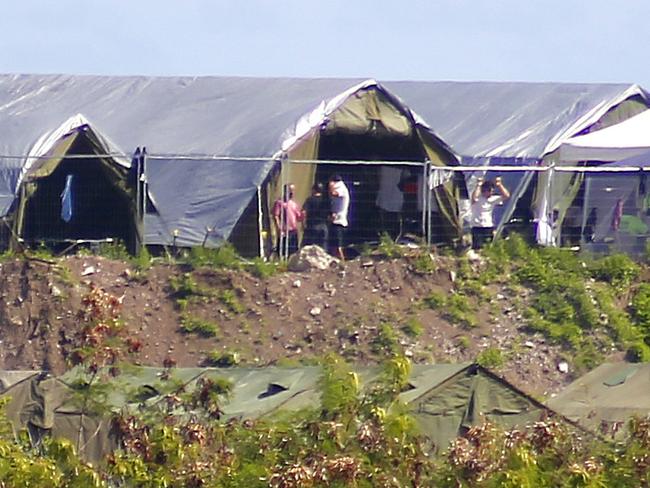 A processing centre for asylum seekers on Nauru. Picture: Bradley Hunter