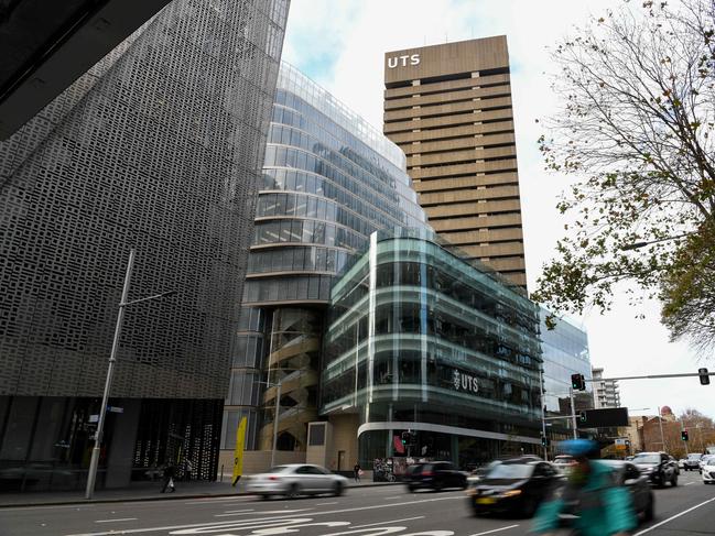 General view of the University of Technology Sydney (UTS) campus. The uni now has a “college” attached. Picture: NCA NewsWire/Bianca De Marchi