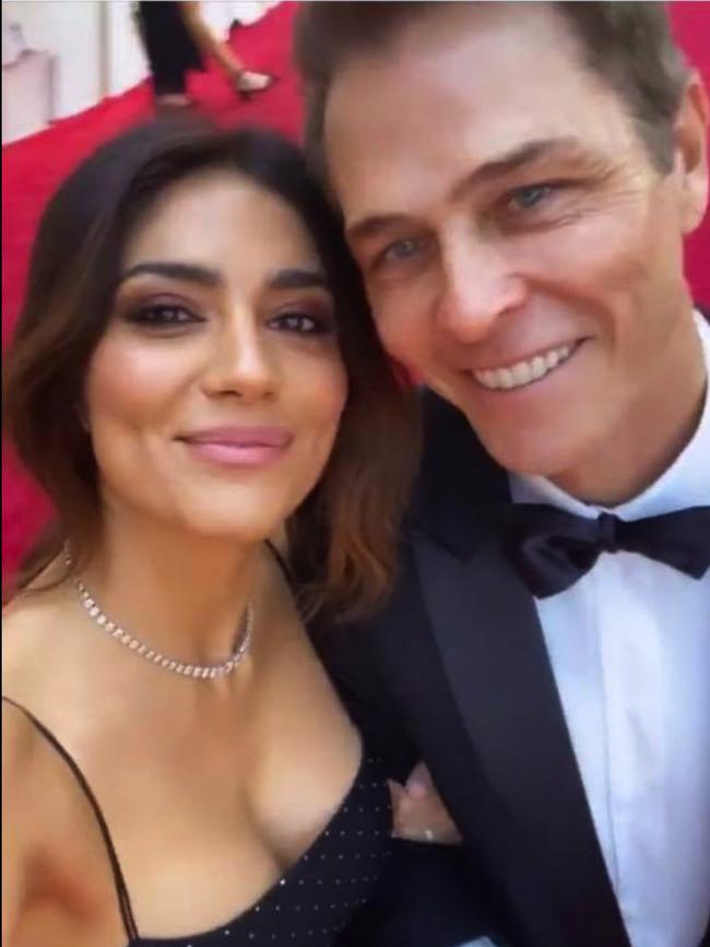 Pia Miller at the Oscars. Picture: Instagram