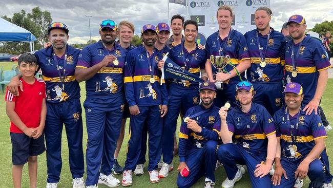 Druids claims the VTCA T20 title. Picture: Druids CC