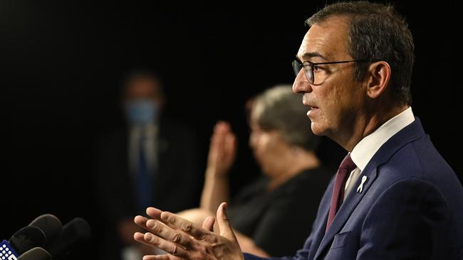 ‘I understand the frustration — everyone was inconvenienced by this and a lot of businesses were affected as a result — but we had to act’: South Australian Premier Steven Marshall. Picture: NCA NewsWire / David Mariuz