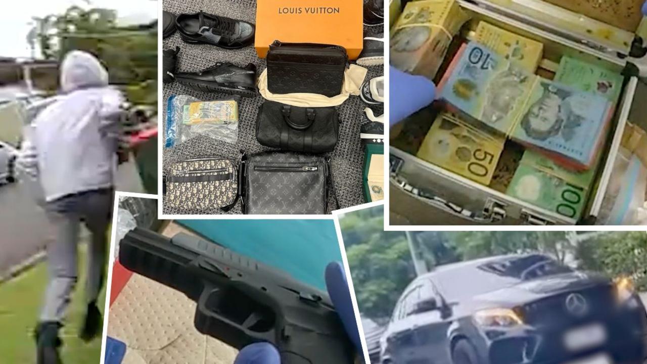 Coke, cash and drill rap: Alleged members of notorious Qld gang arrested in raid