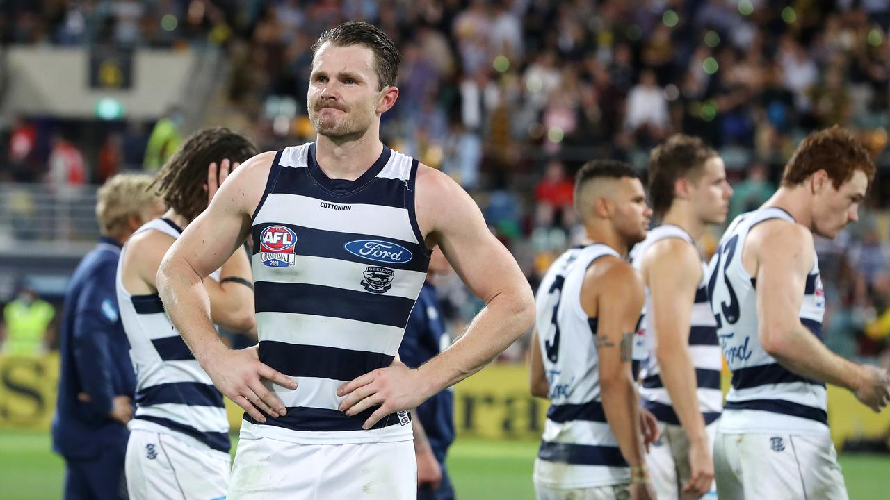 Patrick Dangerfield has received a three-week ban. Photo: Sarah Reed