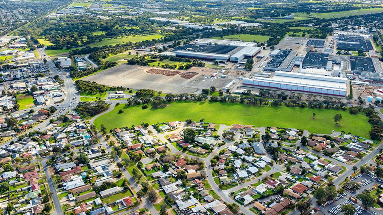 The parcel of land is opposite the Lionsgate Business Park, the former Holden factory site. Picture: PlanSA