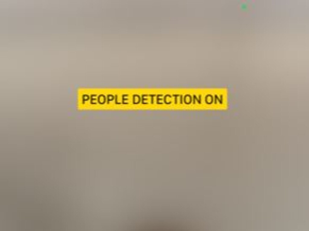 People detection uses the LiDAR sensor.