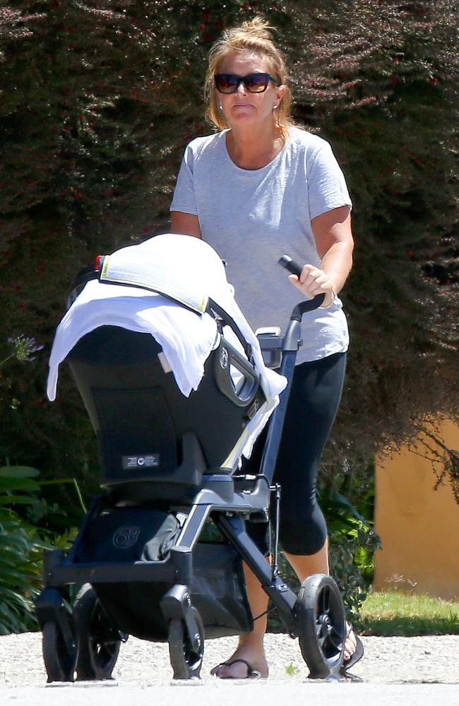 Grandma Bingle taking baby Rocket Zot for a stroll.