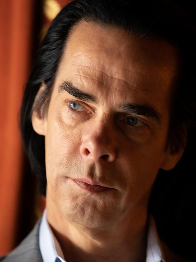 Nick Cave was also going through a tough time when the duo began bonding over art. Picture: Megan Cullen