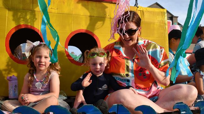 Mary MacKillop Early Learning Centre, Ingham. Photographs from the Maraka Festival Street Parade around the Ingham central business district on Saturday. In an ‘Under the Sea’-themed celebration of all things Hinchinbrook, school students, community organisations, emergency responders and contestants vying for the prized Queen and Princess titles paraded around Rotary Park in the centre of the town. Picture: Cameron Bates