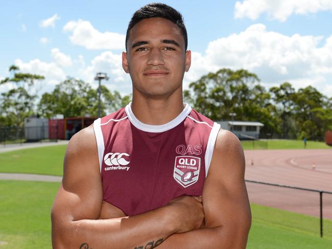 VALENTINE HOLMES - QLD EMERGING ORIGIN SQUAD - PHOTO: SCOTT DAVIS - SMP IMAGES.COM - 10th January 2015 - Images from the annual Queensland State of Origin Emerging Squad training camp, being held at QSAC (Queensland Sports and Atheletics Centre), Brisbane. This image is for Editorial Use Only. Any further use or individual sale of the image must be cleared by application to the Manager Sports Media Publishing (SMP Images). NO UN AUTHORISED COPYING : PHOTO SMP IMAGES.COM