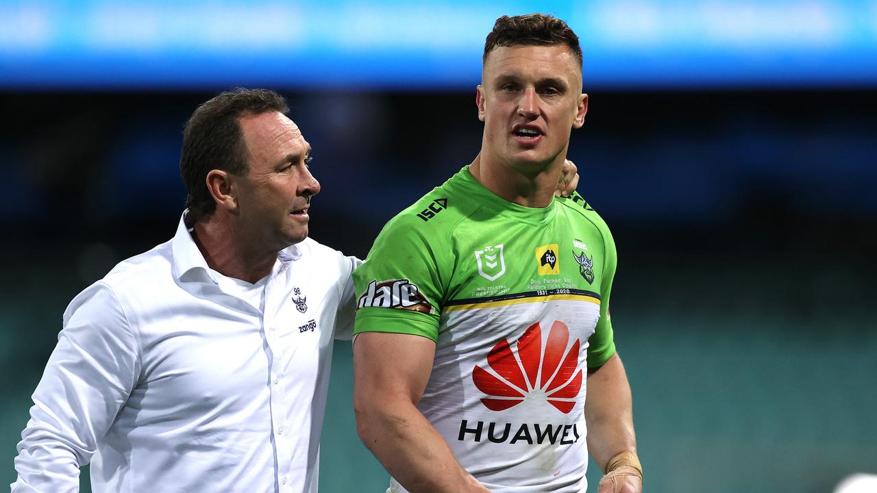 Ricky Stuart and the Raiders will go all out to re-sign Jack Wighton. Picture: Phil Hillyard