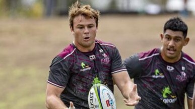 Harry Wilson will make his Super Rugby debut for the Reds on Friday night. Picture: QRU Media