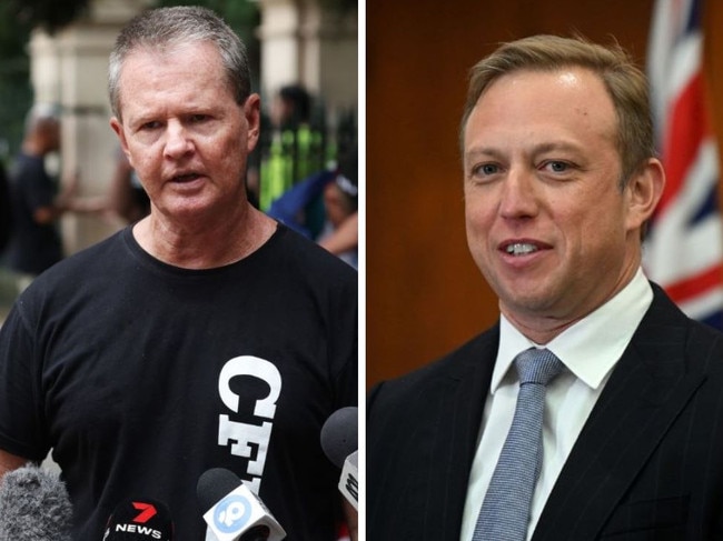 Premier defends meeting with CFMEU union boss.