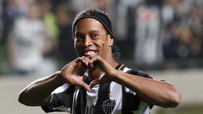 Brazil's Atletico Mineiro's Ronaldinho in 2013.