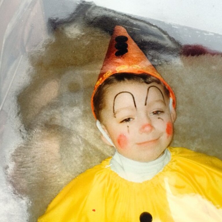 Ever the performer, Sam Smith shares an early snap of one of his first costumes. Picture: Instagram