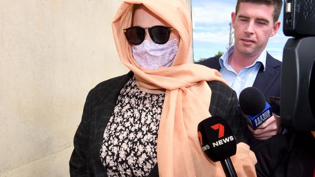 Stephanie Louise Bennett outside Beenleigh Court. Picture: John Gass