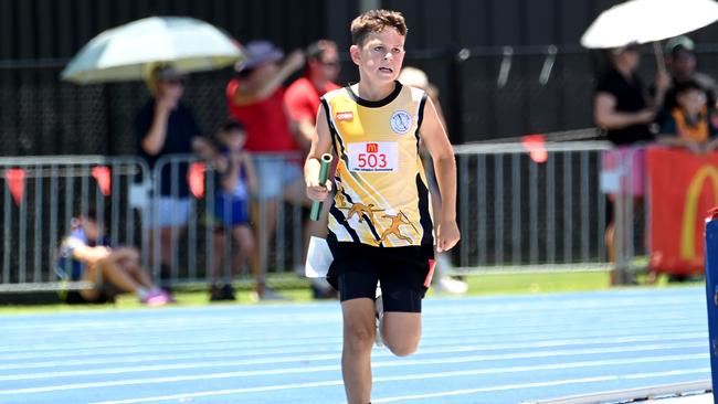 Queensland Little Athletics State Relay Championships. Saturday December 2, 2023. Picture, John Gass