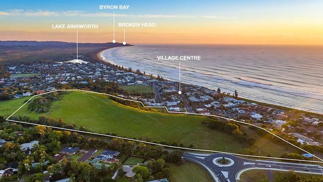 Expressions of interest for the property at 8 Byron Bay Road, Lennox Head close June 24.