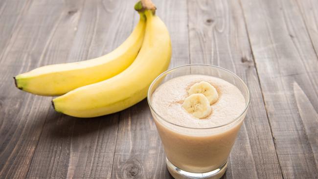 Throw some strawberries into a banana smoothie for a late night sweet treat and a good night’s sleep. Picture: Supplied