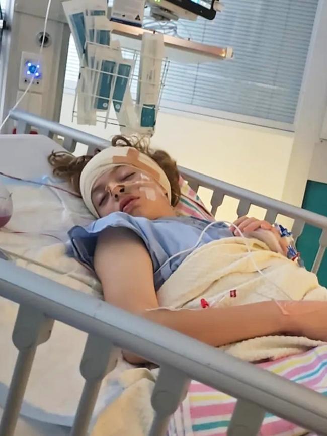 Harmony Jones is recovering. Picture: GoFundMe