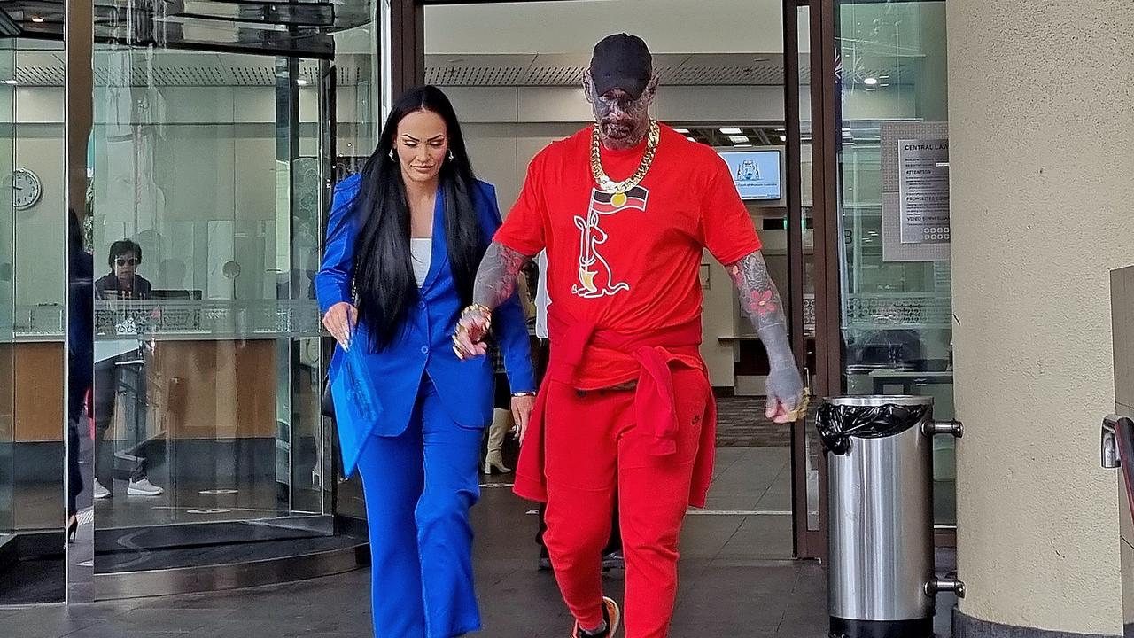 Former bikie Dayne Brajkovich, wearing his trademark gold jewellery, bought $27k worth of gold from the Perth Mint in June 2022, only needing to flash his licence. Picture: NCA NewsWire / Anthony Anderson