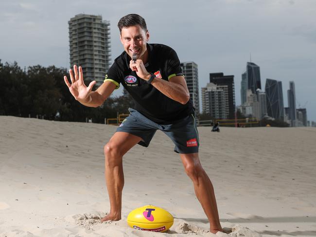 AFL UMPIRE - Thursday, 22nd October, 2020 - South Australian born umpire Craig Fleer is all set to for his first AFL Grand Final this weekend between Geelong and Richmond. Craig pictured at the Gold Coast. Picture: Sarah Reed