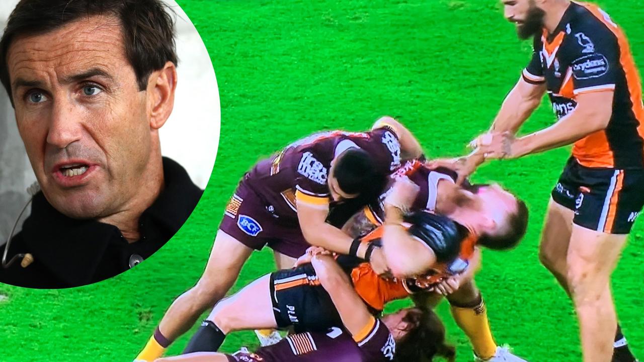 Andrew Johns wants harsher penalties for hip drop tackles.