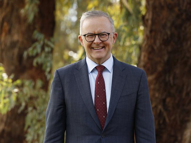 DAILY TELEGRAPH AUGUST 26, 2022. Prime Minister Anthony Albanese at The Daily Telegraph Bush Summit 2022 held at the Griffith Regional Theatre. Picture: Jonathan Ng