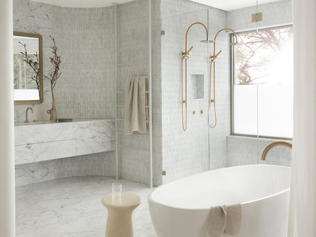 Walk-in showers are becoming even more beautiful. Picture: Prue Ruscoe / Studio Gorman.