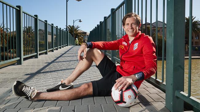 Adelaide United’s Craig Goodwin should be a Socceroos selection. Picture: Matt Loxton