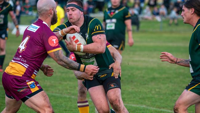 Tom Warner was in the tries again for the Stingrays. Picture: Thomas Lisson