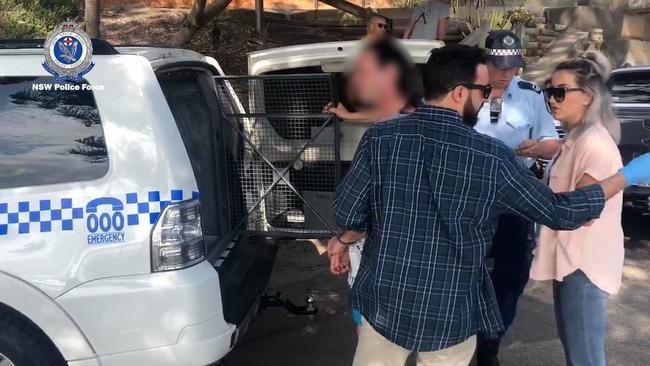 Strike Force Trawler detectives allege he arranged to meet a fictitious girl for sex. Pic NSW Police