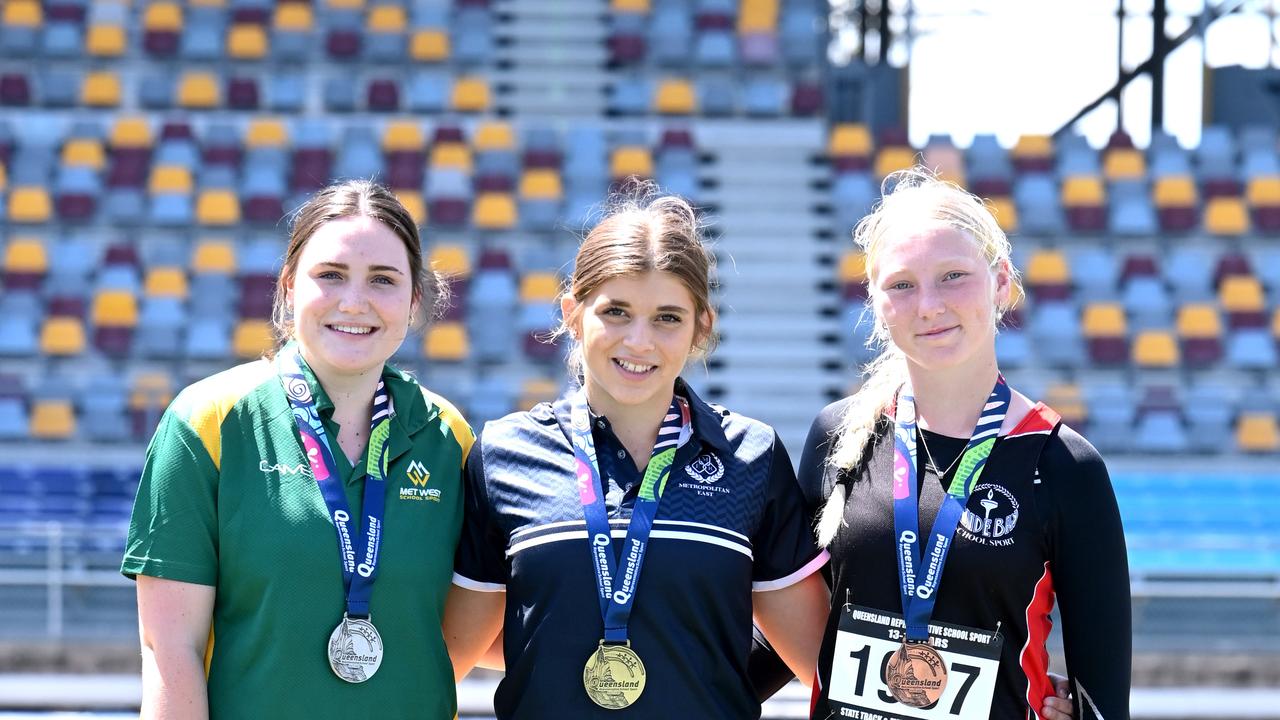 Queensland Representative School Sport track and field championships in Brisbane. Saturday October 12, 2024. Picture, John Gass