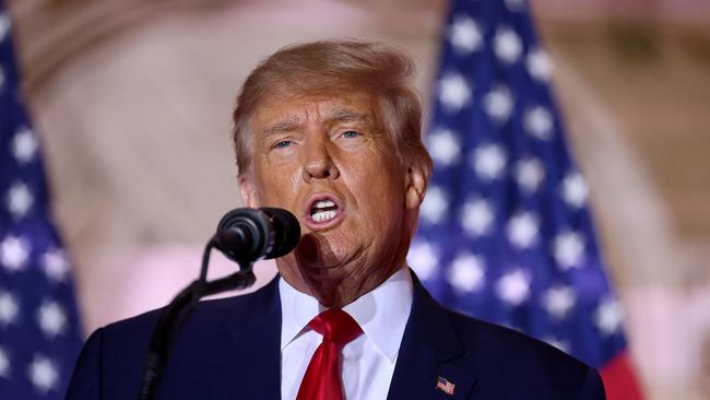 Former U.S. President Donald Trump has announced he will be running in the 2024 US Presidential election. Picture: Getty Images/AFP