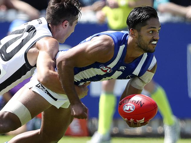 Aaron Hall has made the move to North Melbourne. Picture: SARAH REED