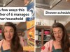 Mum of six's 'unhygienic' bathtime routine goes viral