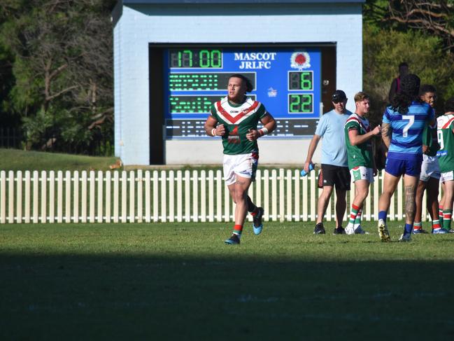 Tallis Angianga is sent from the field. Picture: Sean Teuma/NewsLocal