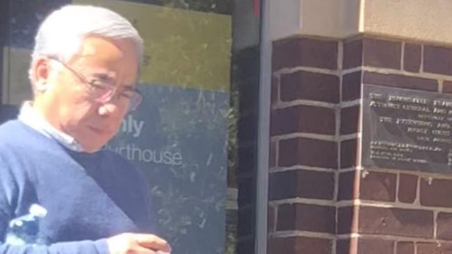 Principe Antonio, 55, of Frenchs Forest, outside Manly Local Court where he is facing multiple charges of filming a person's, including a 12-year-old girl’s, private parts without consent. Picture: Manly Daily