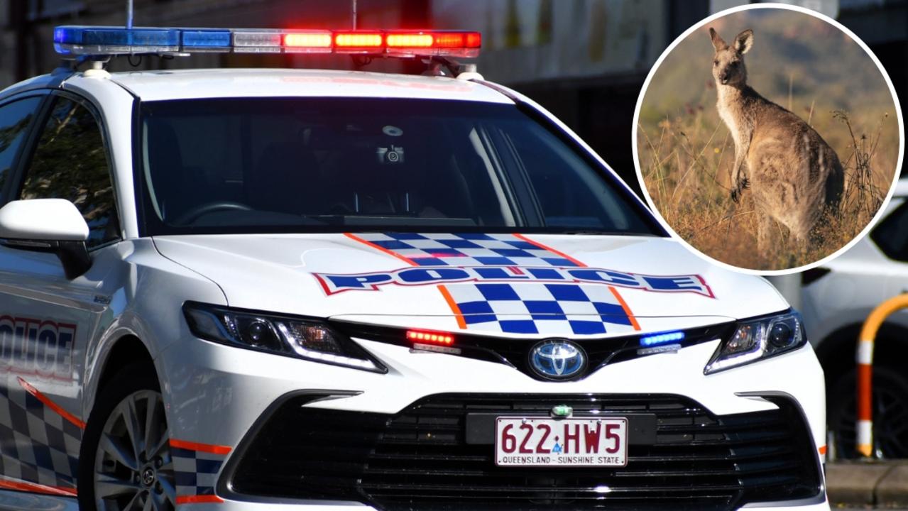 A man and a woman were badly injured after their vehicle rolled attempting to avoid a collision with a kangaroo near Crocodile Dundee's Walkabout Creek Hotel on Monday morning, Queensland Police Service confirmed. Picture: Cameron Bates