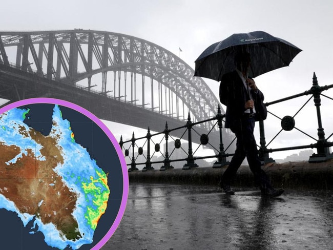Wet weather in Sydney this weekend