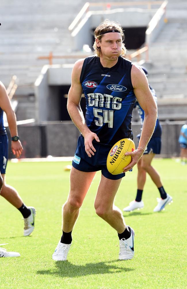 Mark Blicavs may play up forward at stages in 2023.