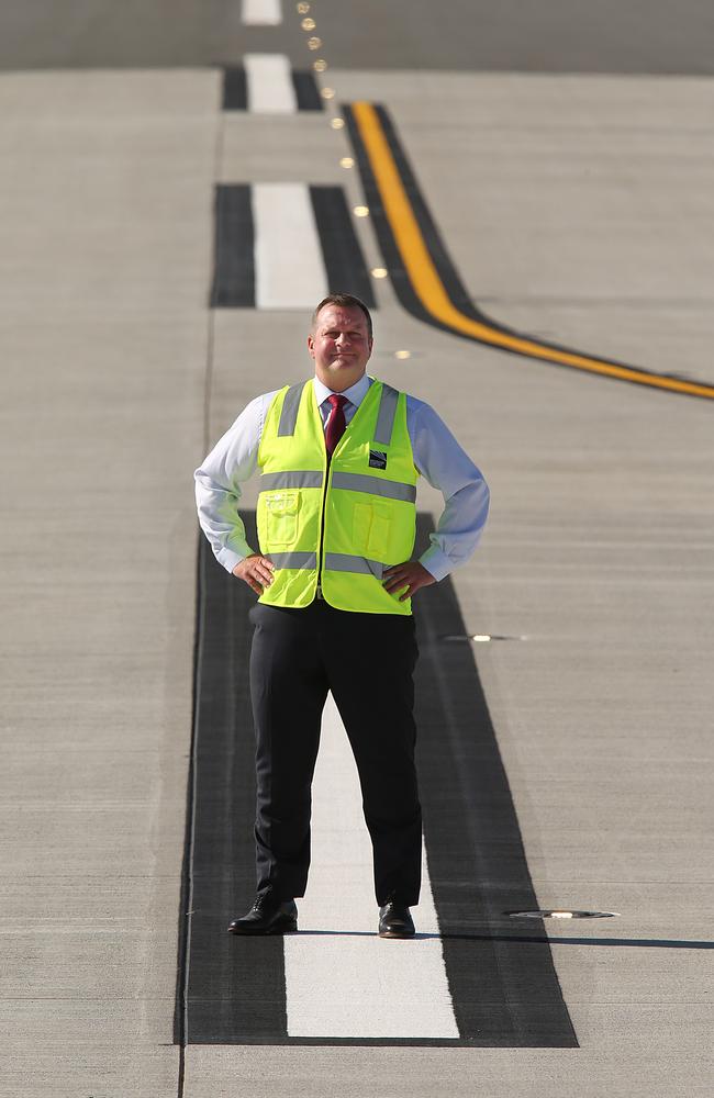 Brisbane Airport CEO Gert-Jan de Graaff. Picture: Lyndon Mechielsen