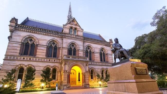 The University of Adelaide’s Mitchell Building on North Terrace.