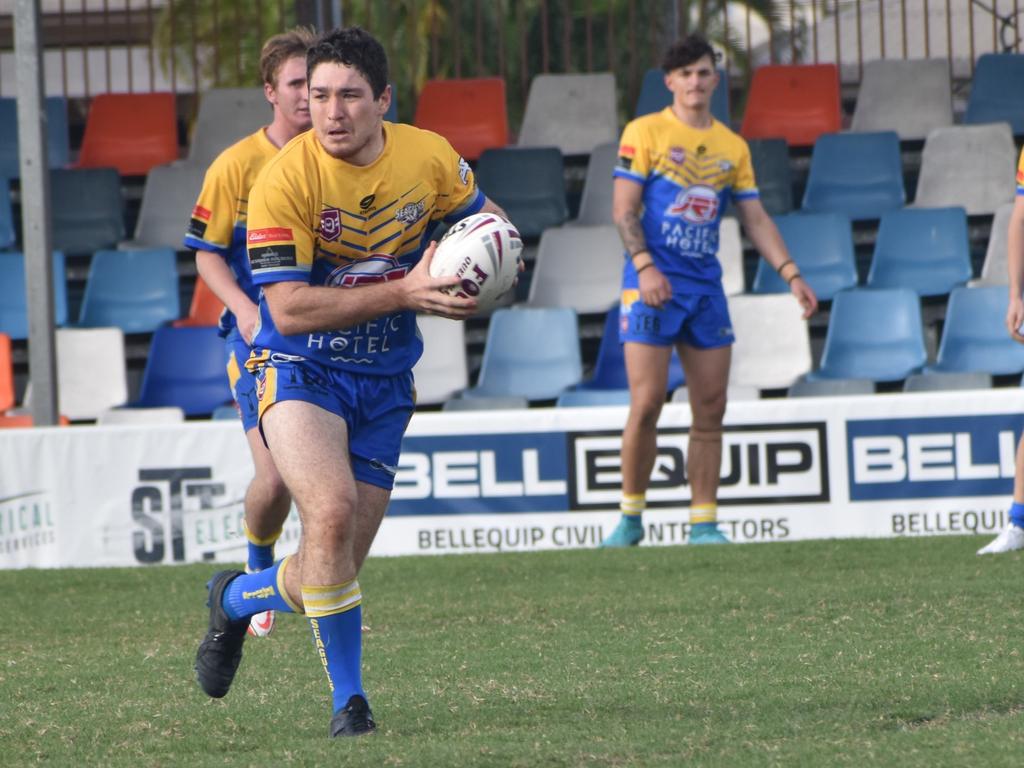 Rockhampton Rugby League A-grade men, Round 2, Yeppoon Seagulls versus Norths Chargers, Browne Park, April 10, 2022.