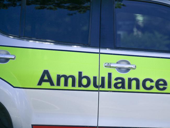 BRISBANE, AUSTRALIA - NewsWire Photos - JANUARY 17, 2025:  A generic photo of Queensland Ambulance Service signage , Brisbanes CBD.Picture: NewsWire / Glenn Campbell