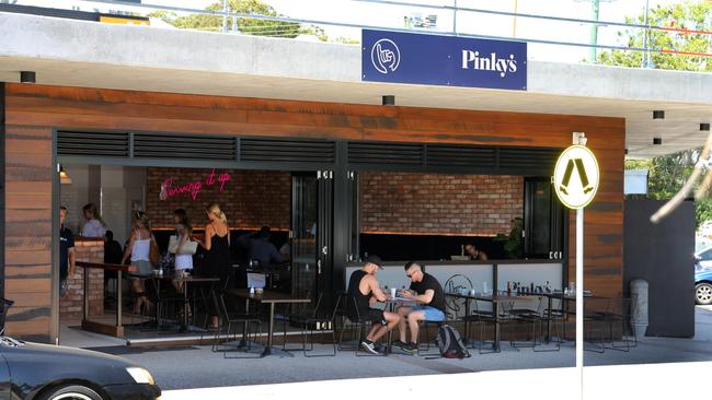 Pinky's opened last week in a block of shops rebuilt after the original building was destroyed by fire in 2016. Picture Mike Batterham